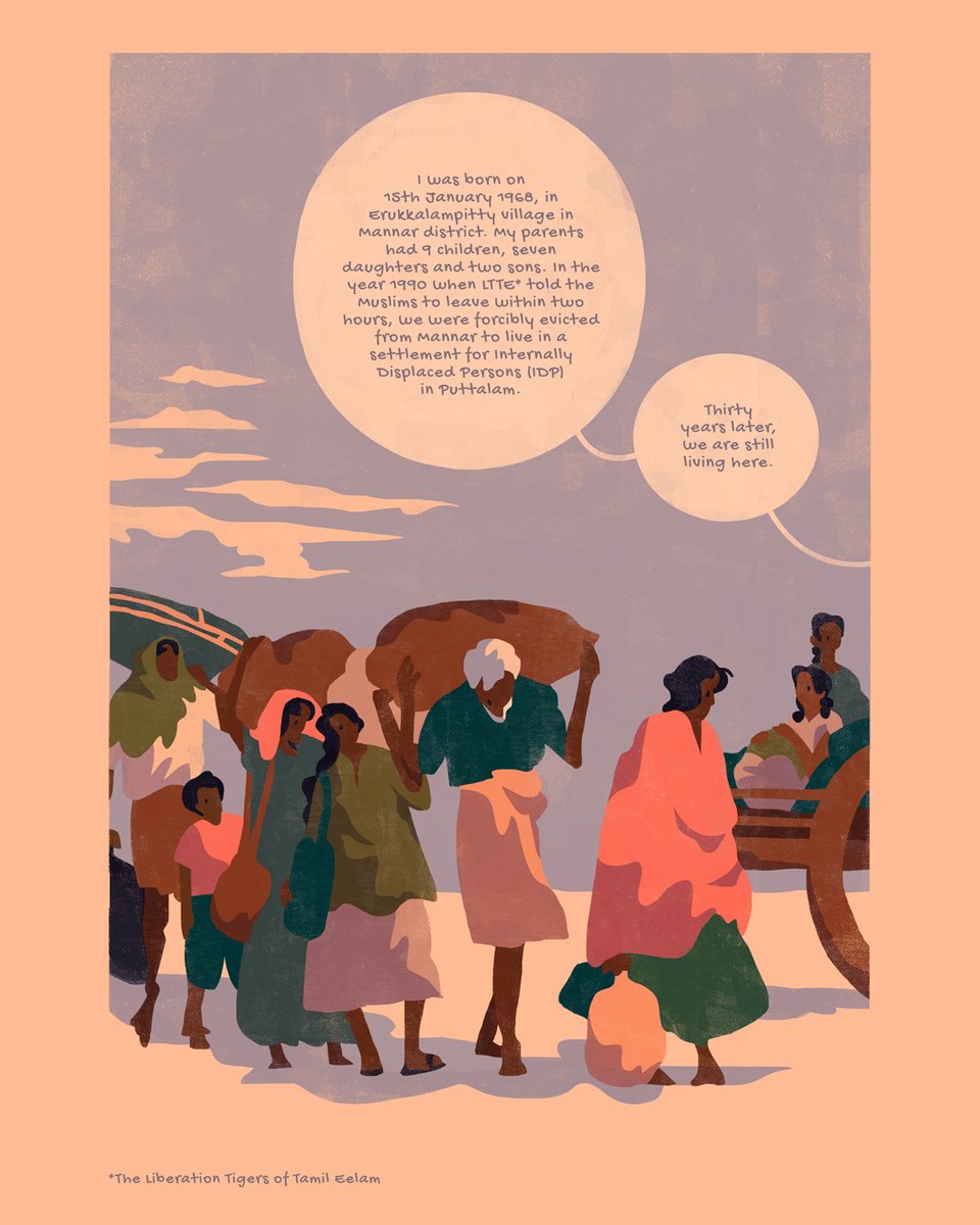 IsuriMH's tweet image. Made a short comic on super-human Juwairiya Mohideen for frontlinedefenders.org, for their online zine Cypher, 4th edition. This special edition features the stories of the 2020 Front Line Defenders award winners for Human Rights Defenders at Risk.