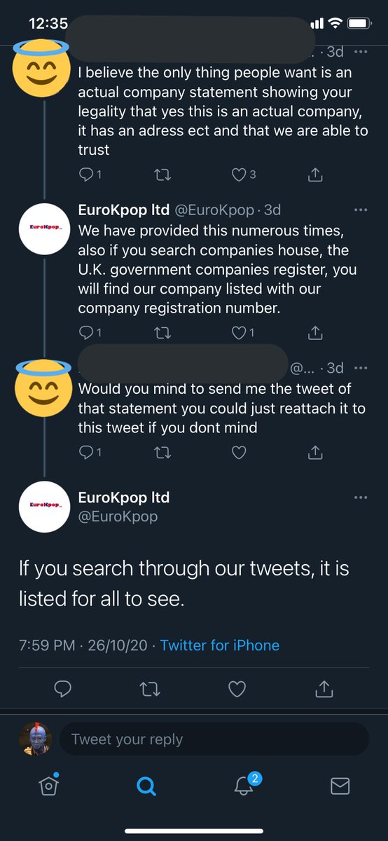 3 days back, many people are asking for proof that they are a legitimate company and instead of providing, they are suing. i get why bc defamation. but as much as i am frustrated as the SNS manager, i wouldn’t ask ppl who wants proof to go search my old tweets?? HELLO??