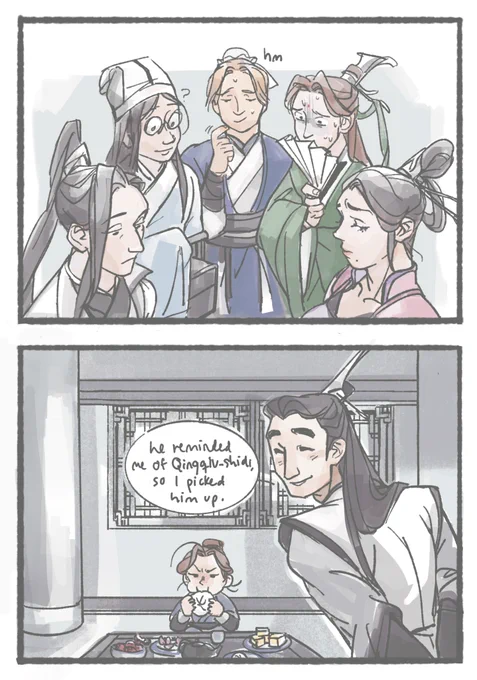 reincarnation au continued✨ only sqq and mqf were called but everyone's nosy! 
