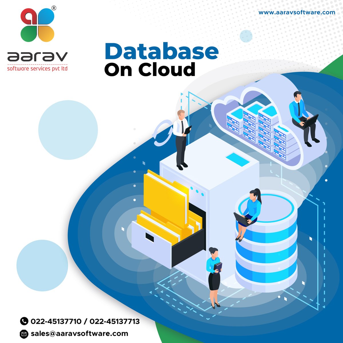 AaravSoftware's tweet photo. Move your #database to the #cloud?
Speak to our expert today to get the best solution at the best rates and unbelievable support. 
Call: 022-45137710
Web: https://t.co/MDPpJ0Ddlm

#AaravSoftware #softwarecompany #softwaresolution #softwaredevelopment #CloudMemory #CloudStorage https://t.co/dB7fTKc9WT
