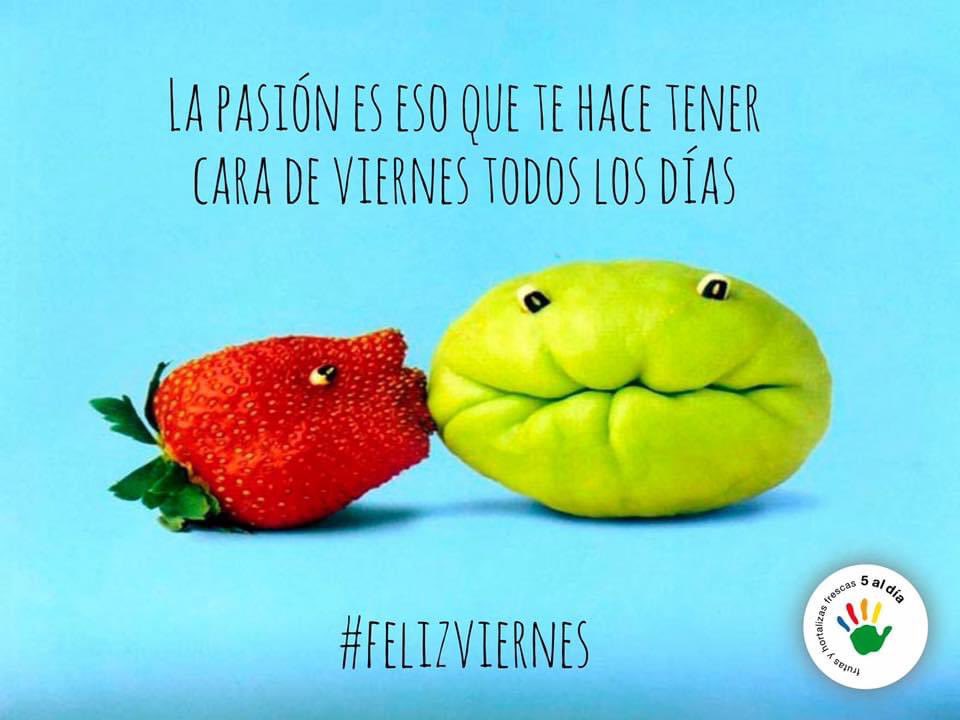 5aldiaspain's tweet photo. ¡¡Vamos que ya está aquí el #viernes!!

#FrutayHortalizaSiempre 
#HabitosSaludables #5aldia #Momento5aldia #VidaSaludable #Almenos5aldia #Practicael5 #ConVdeViernes✌🏼 https://t.co/I8avQWooYv