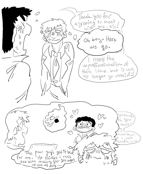 serizawa has a confession to make to reigen!! i wonder how reigen will take the news ? (continuation on this concept tomorrow lol)
.
.
.
#Mobtober2020 #mobtober @Mobtober2020 #MobPsycho100 