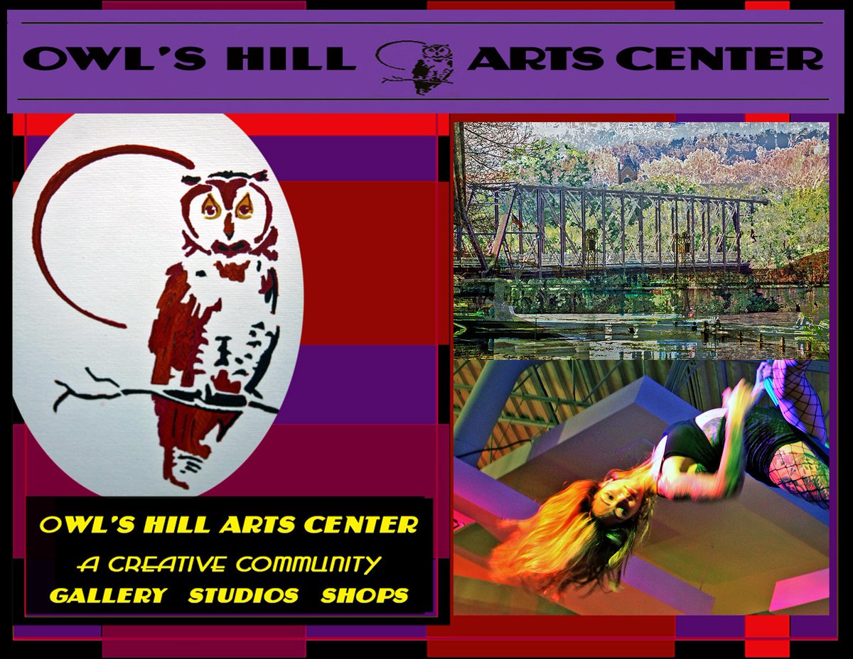dmcjmltattoo's tweet photo. Owls Hill Gallery is a place full of entrepreneurial innovation, cutting edge artists, and a creative energy. Come find out what's up, “up on the hill.”  this weekend in an event that will surely "rock your world" 
#JMLTattoo #OHAC #OctoberExtravaganza https://t.co/mJlXBR5cfF