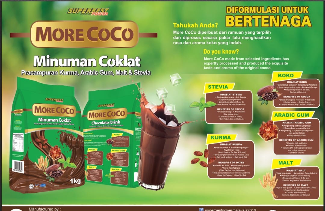SuperbestPower's tweet photo. Produk terbaru dari #Superbestpower Minuman Coklat 3IN1 #MoreCoco . Jom dapatkan sekarang 😋
Lagi Sejuk Lagi Kaw Kaw https://t.co/XXkR1J6Dui