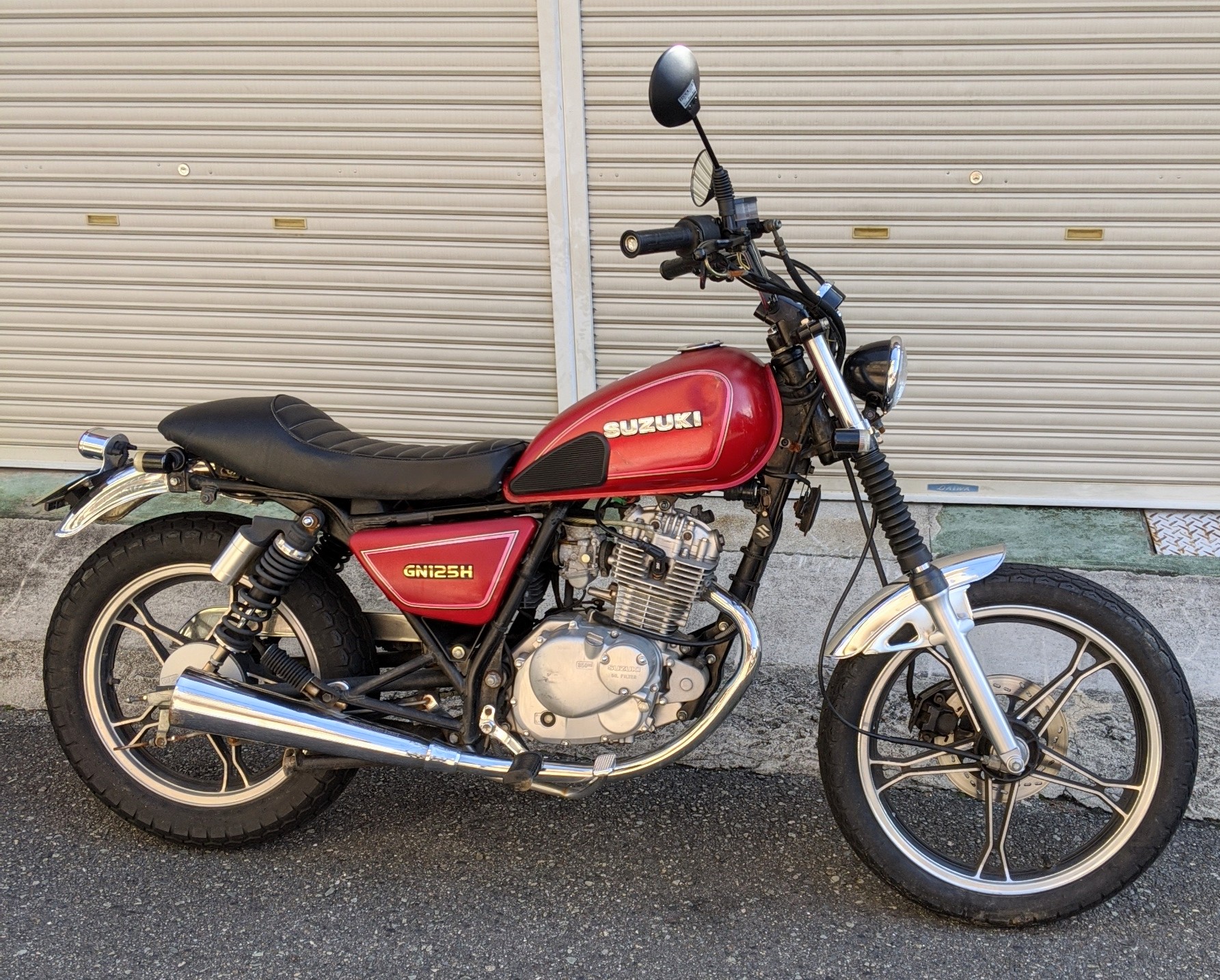 スズキGN125H 清々し (09349KM) 走行状態 .SUZUKI GN125H