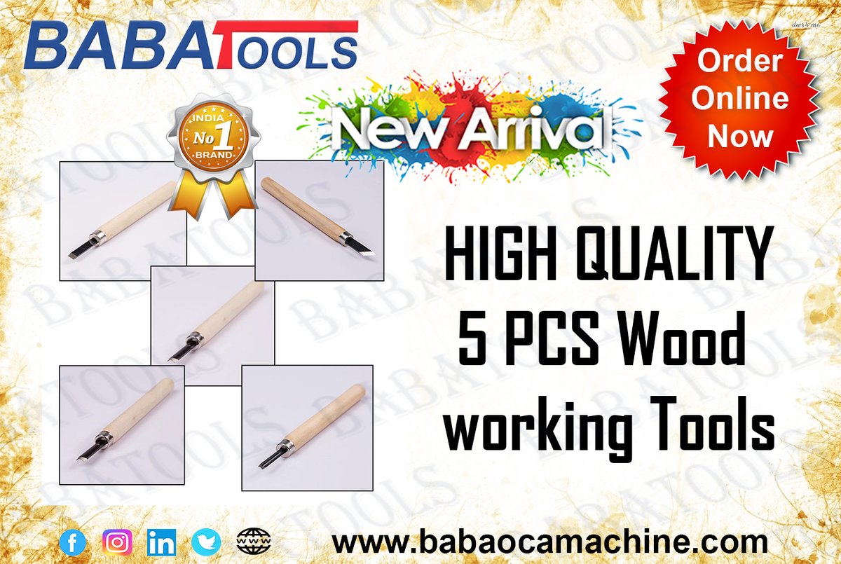 BabaCable's tweet photo. 5PCS Wood working Tools
#ordernow https://t.co/NLBt8IhBSW
#babaocamachine #babatools
#babacable #babatools #baba
#smd #powersupply #mircoscope
#woodworkingtools #woodwork
#Contact +91-9311172000,
#ForCourier +91-8527043009
https://t.co/3xXFQCXmxZ https://t.co/tW91hpqf2M