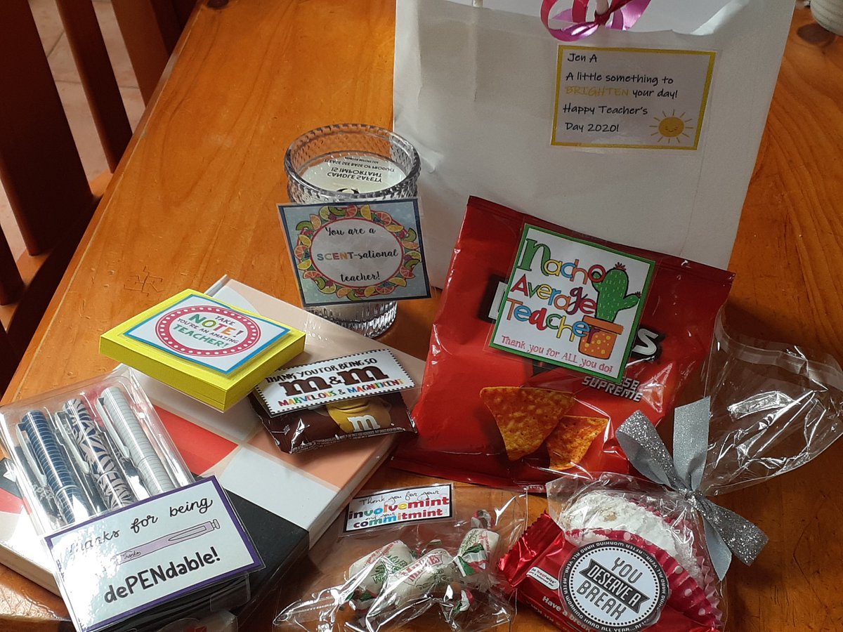A huge thanks to our wonderful support staff at #LucasGardens for their very thoughtful gift pack and morning tea for #WorldTeachersDay2020 What a lovely day! #LoveWhereYouLearn <a href="/miss_starky/">Bec Stark</a> <a href="/mserafim1/">Maria Serafim</a>