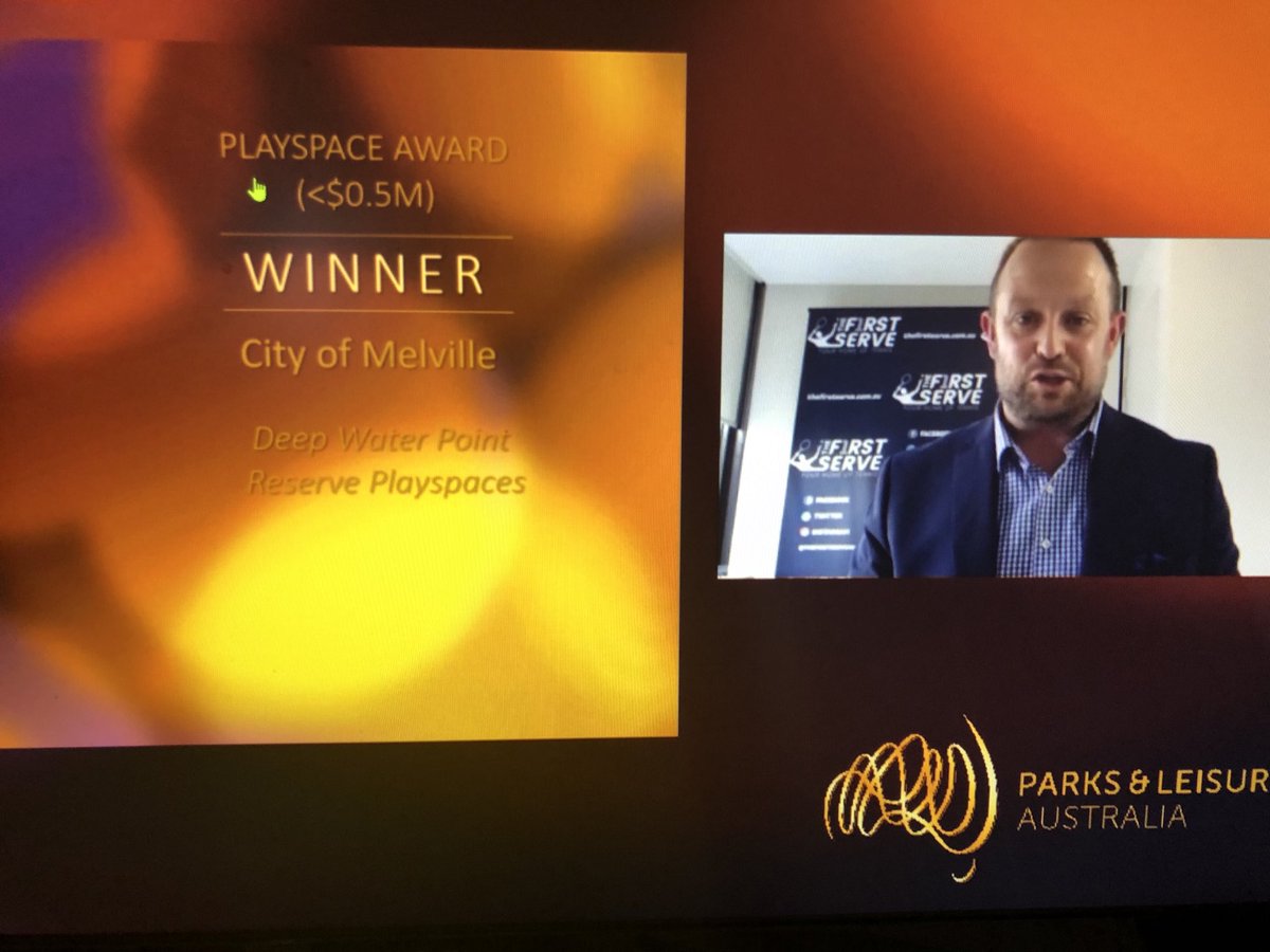 Congratulations ⁦<a href="/cityofmelville/">City of Melville</a>⁩ 👏 👏 👏 National winners of play space of the year. (Under$500k)