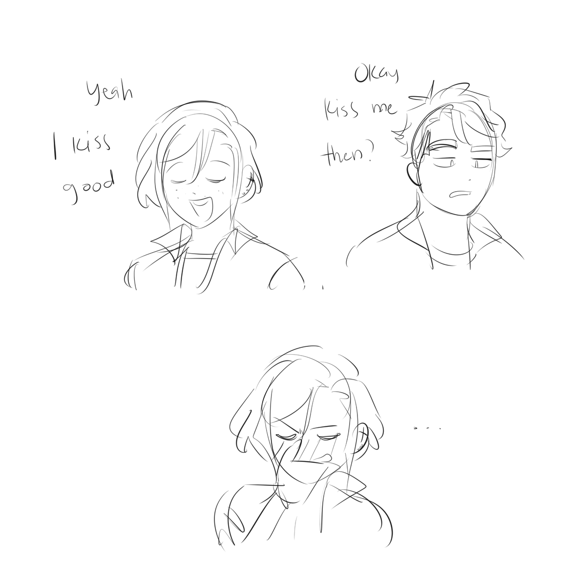 yeah banri settsu kisses people sure 