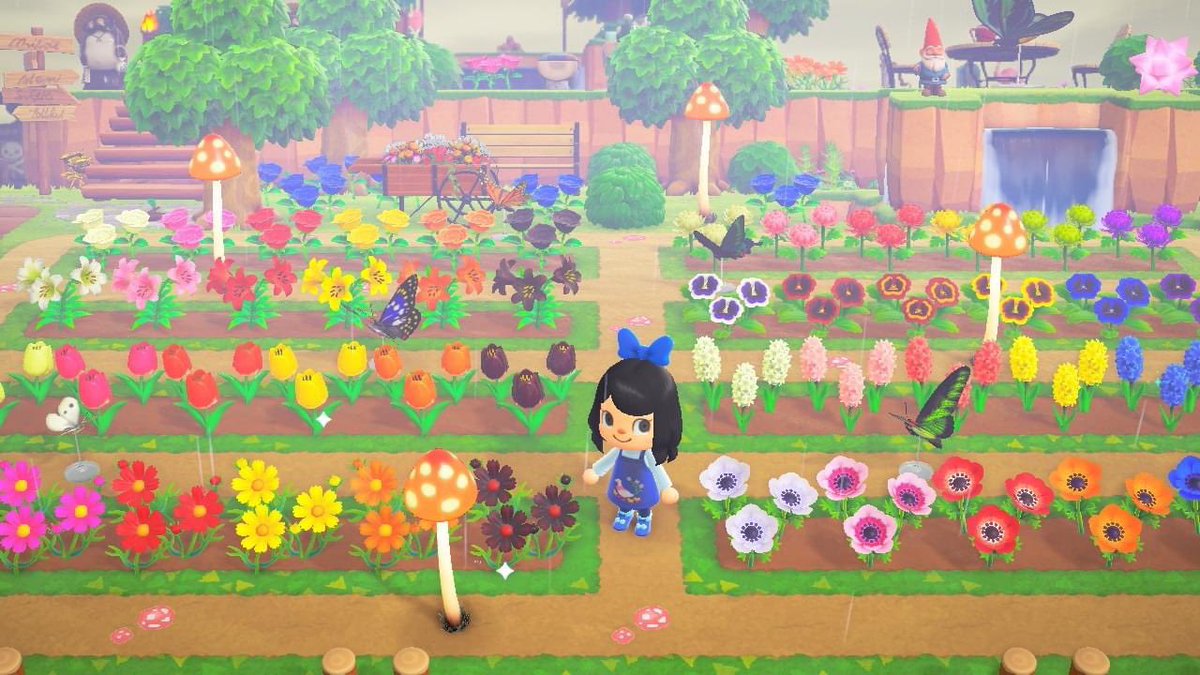 cecemoomoo's tweet photo. My flowers field #acnh #AnimalCrossingNewHorizons #AnimalClossing https://t.co/dNtDhrOsia