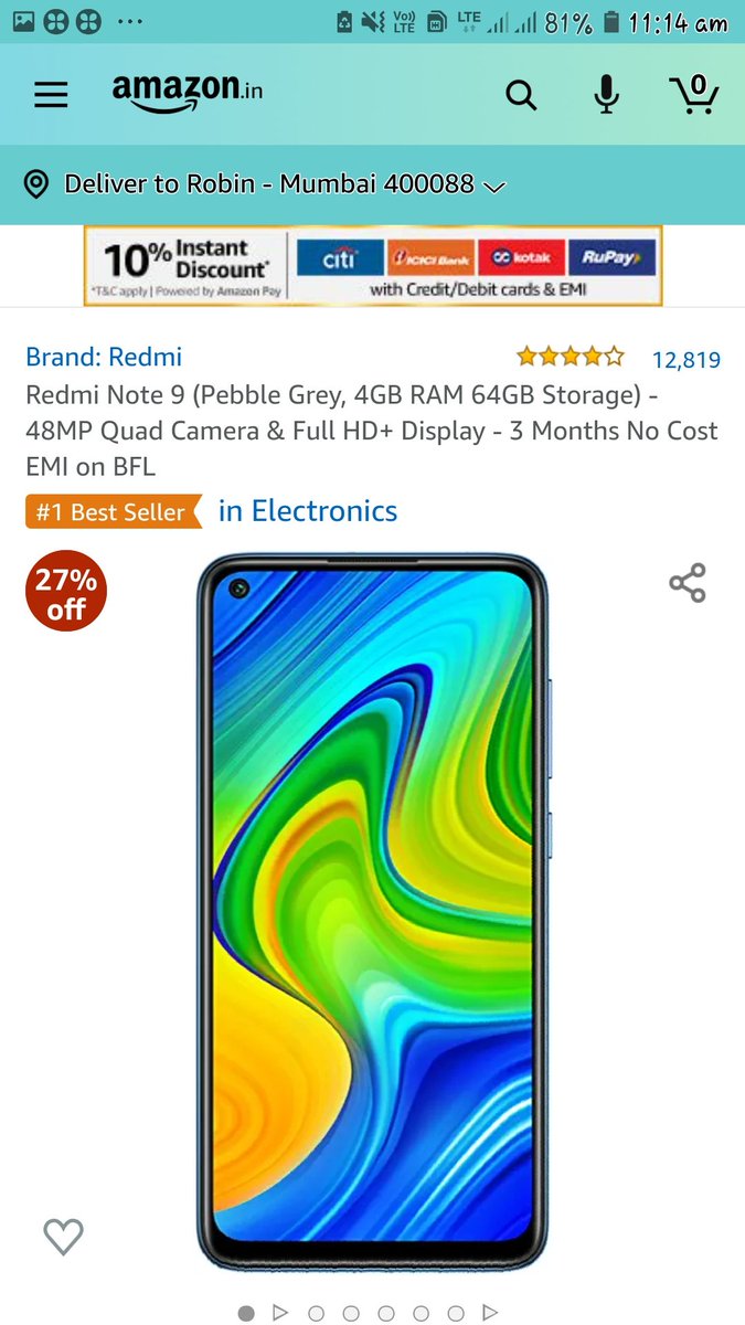 ChalkeJose's tweet image. #AmazonSpecialsRedmiNote9