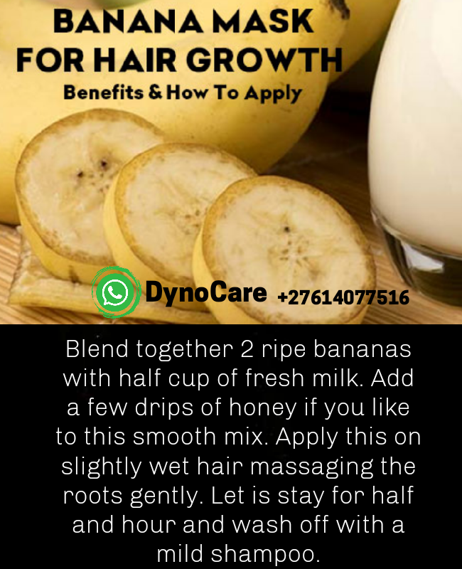 DynoCare's tweet photo. DynoCare diy hair growth tips that anyone can make💛🍌
#GirlsTalkZA #Girlswithmercs 
#OrganicBEAUTY #DynoCare https://t.co/CCZCyKTlGa