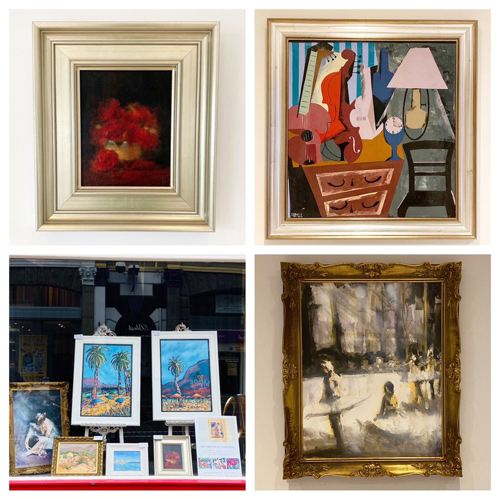 New paintings! Who has seen our window at Hamons on King street?