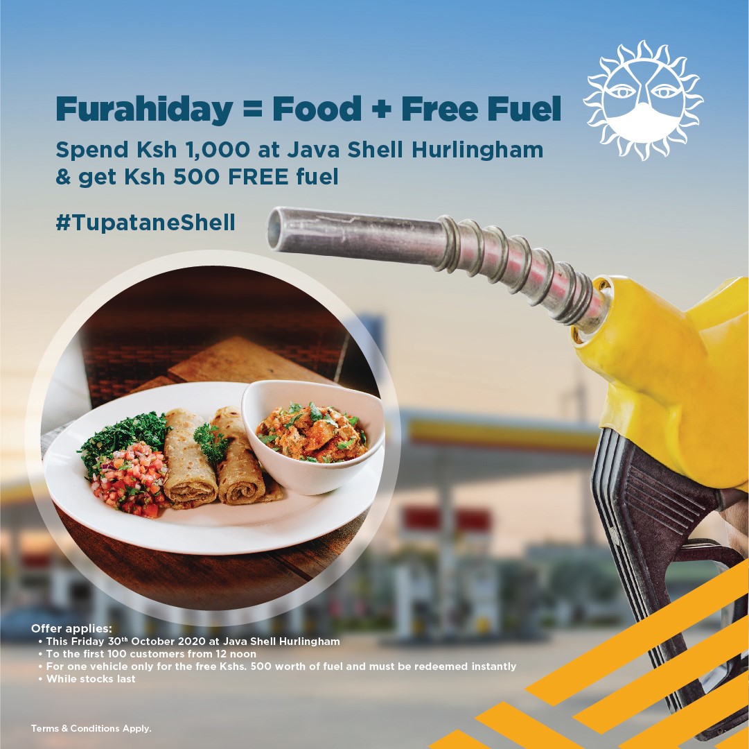 javahouseafrica's tweet image. Furahiday deal!!! Spend Ksh 1,000 at Java Shell Hurlingham today to get Ksh 500 FREE fuel at the respective Shell station. Deal applies to the first 100 guests starting 12 noon. #JavaLove #TupataneShell