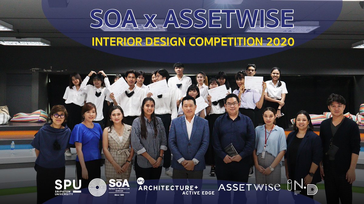 SOA_SPU's tweet photo. Interior Design Competition 2020 
การแข่งขันการออกแบบตกแต่งภายใน
หัวข้อ " Mockup Room Design Contest "
โดยได้รับโจทย์จากทางบริษัท ASSETWISE
ประกว��ออกแบบห้องตัวอย่าง

https://t.co/711RINY7IK
สมัครเรียน https://t.co/t2JsQ9iHVY
#Dek63 #สถาปัตย์ #ติวสถาปัตย์ #เด็กซิ่ว #เด็ก64 #Dek64 https://t.co/yyVRSGzNsW