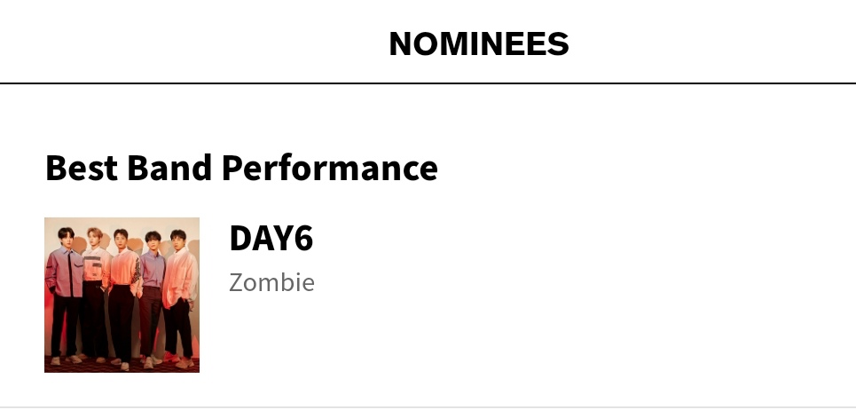 _orangelemons's tweet photo. Day6 is nominated in 3 categories for MAMA2020. SOTY, Worldwide Fans' Top Choice Top 10 &amp; Best Band Performance.
We can vote max of 10 accts per day until December 5. Let us also not to forget to stream Zombie. Let's make it possible Mydays!

#MAMAVOTE
#day6 https://t.co/CAqu1yltpo