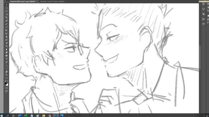 wip

oohh you wanna kiss me so bad 
#krtsk 