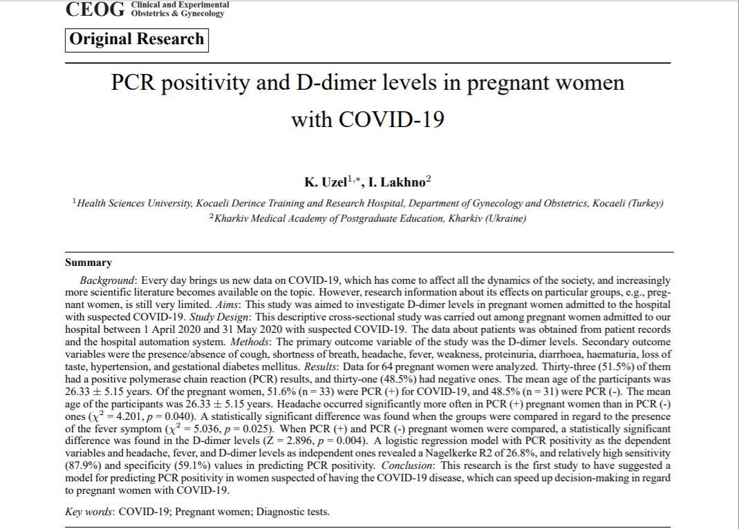 CEOGjournal's tweet photo. #CEOGJournal #Obstetrics #Gynecology #COVID19 #pregnant
Congratulations! The first paper of our special issue: Inflammation during embryonic development - Studying the consequences of chorioamnionitis (Guest Editor: Prof. Nikolaos Papadopoulos) has been published online.🥳 https://t.co/8PKphYWXF4