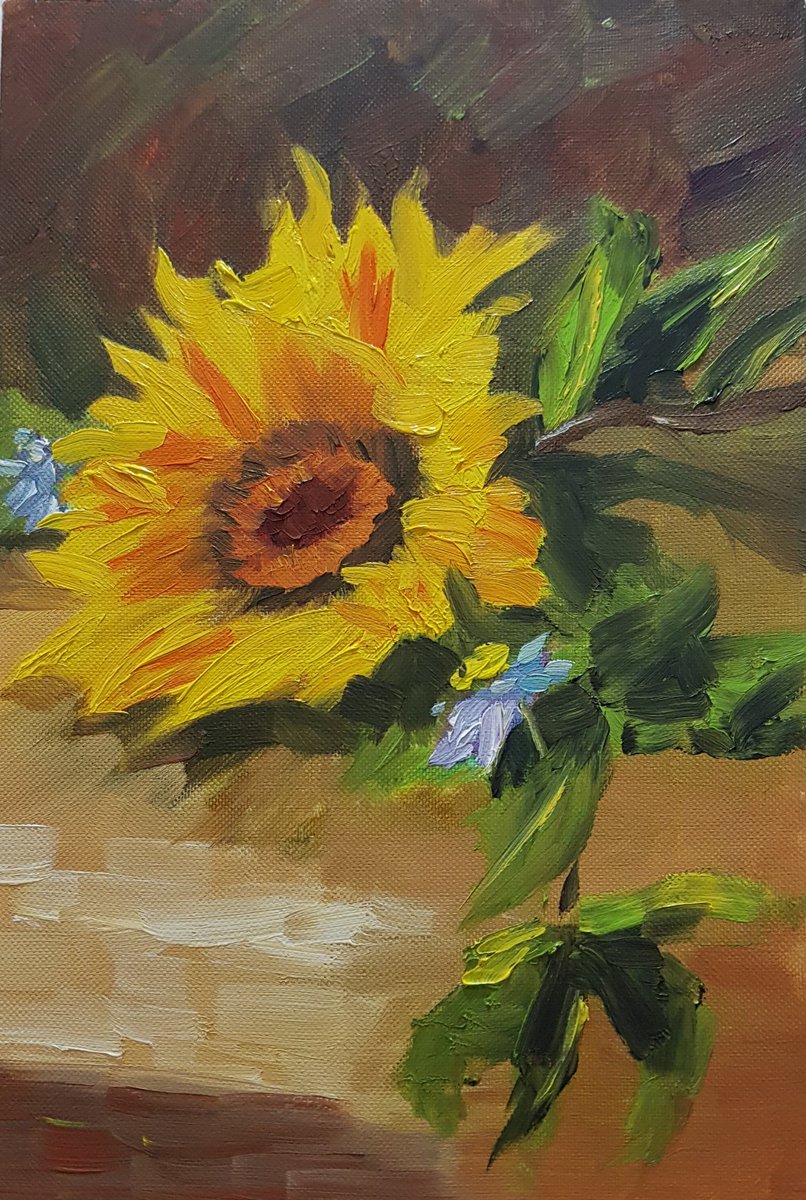 Flowers for the day. #painting #flowers