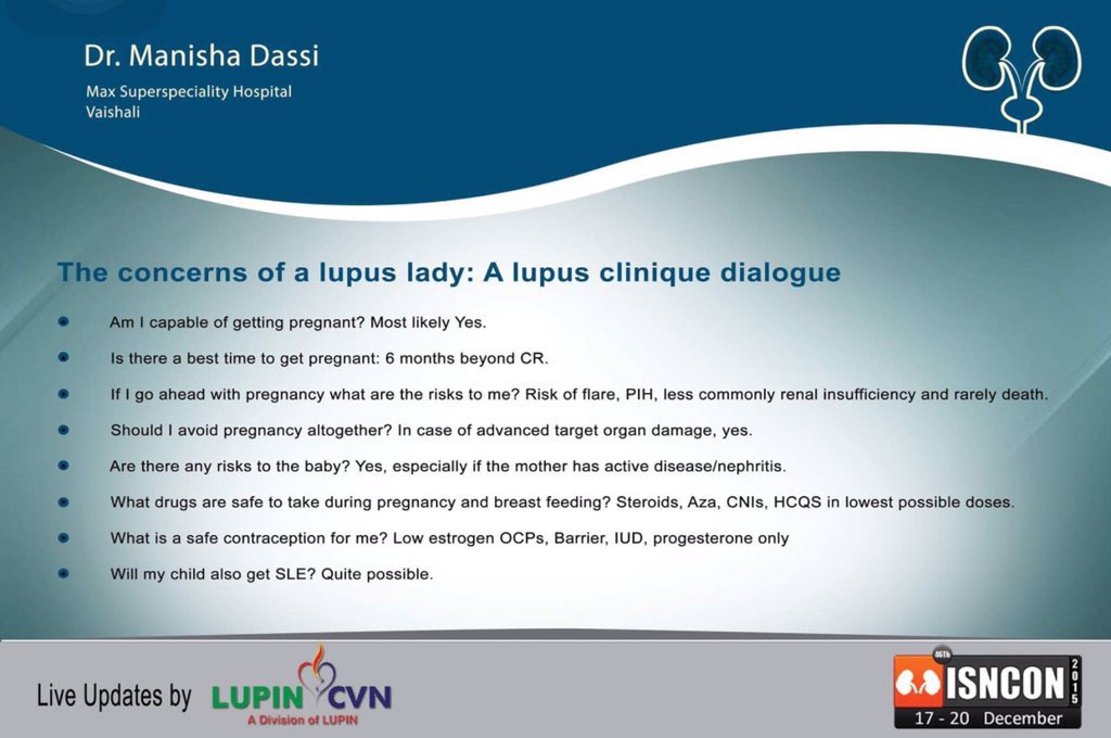 krishnadoctor1's tweet photo. @divyaa24 @GlomCon @askrenal This info by @manishadassi may simplify things.
#Lupus #Pregnancy #NephPearls #Nephpractice https://t.co/RJ4yBDWGII