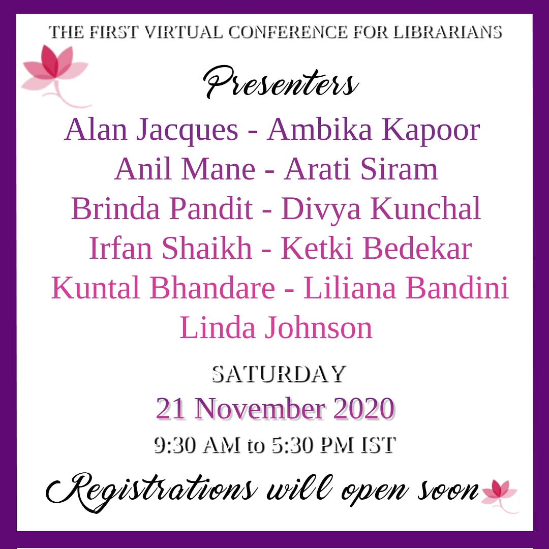 liferarians's tweet photo. Meet your Conference Presenters...
The First Virtual Conference For Librarians..
For more details click on below link.
https://t.co/U8z5A4xVo2
Stay Tuned for More Updates..
#Liferarians
#LiferariansFollowLiferarians
#IBlibrarians
#transformlibraries
#NCERT https://t.co/xuU8omCdla