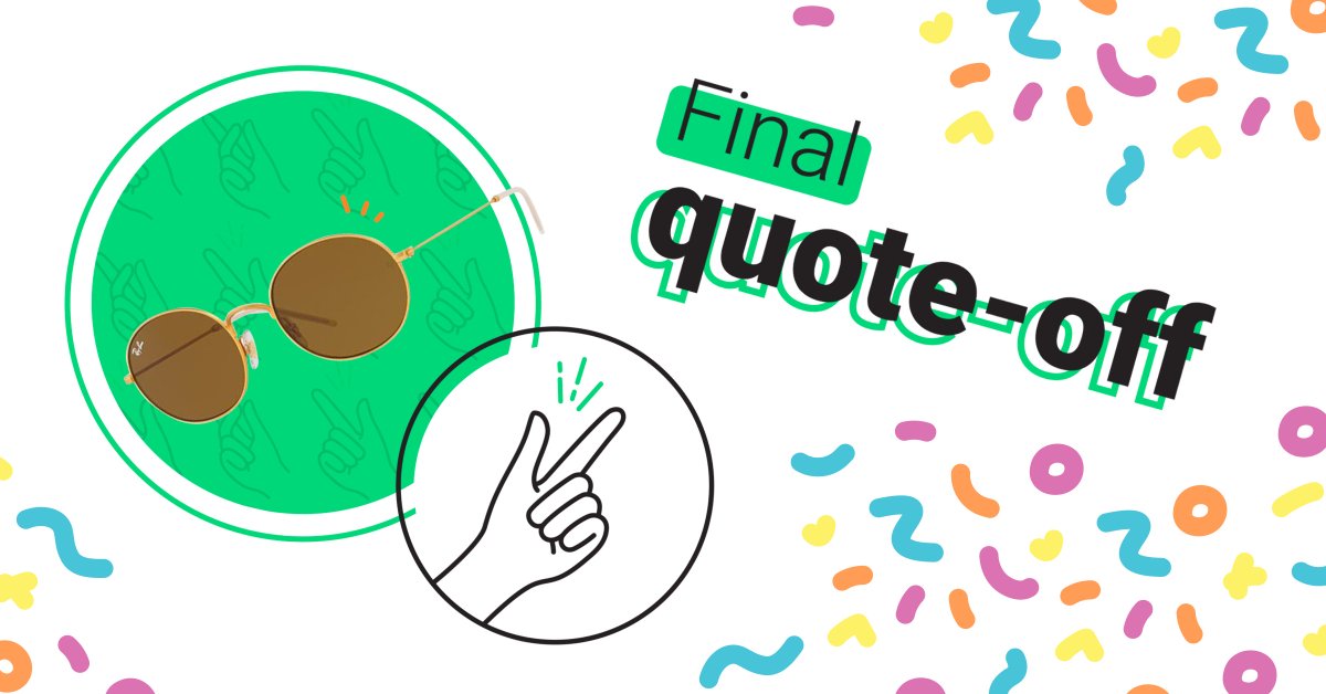 NakedCover_SA's tweet photo. The finalists in our last #10SecondsFlat quote-off are 
@YaaAsanteWaaaa and @the_phi_. Are you ready to WIN? Reply to this tweet with how much it costs to insure R2 000 RayBans with a R5 00 excess on the Naked web. 

First one to reply to this tweet wins the RayBrans. And GO! https://t.co/O2kFUGH1je