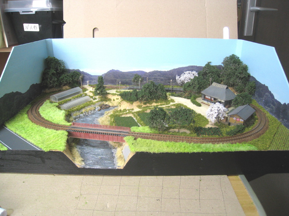 Nゲージ昭和の農村風景ミニジオラマ 鉄道模型 | discovermediaworks.com