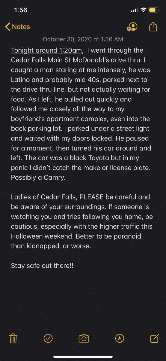 CEDAR FALLS RESIDENTS: PLEASE READ
