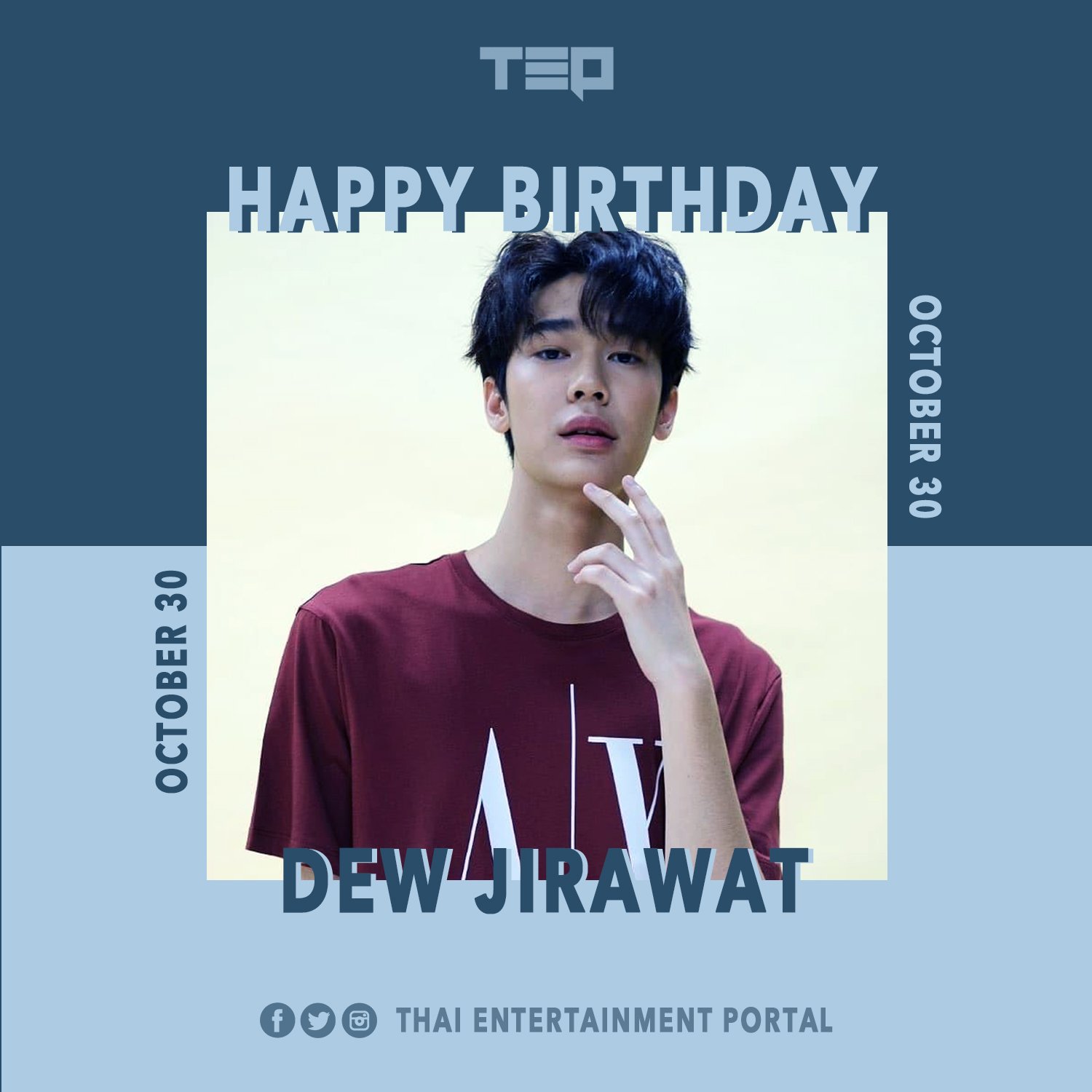 Dew jirawat birthday
