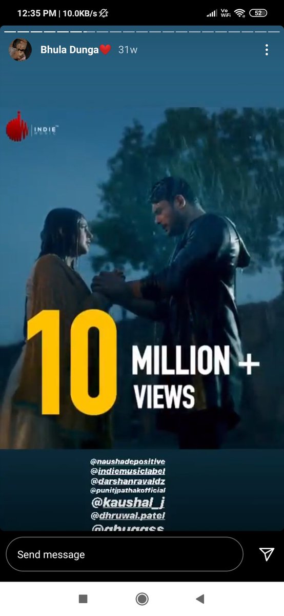 ektagupta444's tweet photo. 10M views in 10 Hrs...
Now v r struggling to get 100K views in 24hrs.
We r less than 7.5M away frm our target. Technically its just d game of 7.5 hrs
Now its completely on us that how long we want to take to reach our target.
#BhulaDunga100M
#SidharthShukla #ShehnaazGiII #SidNaaz https://t.co/rK2dbVge5A
