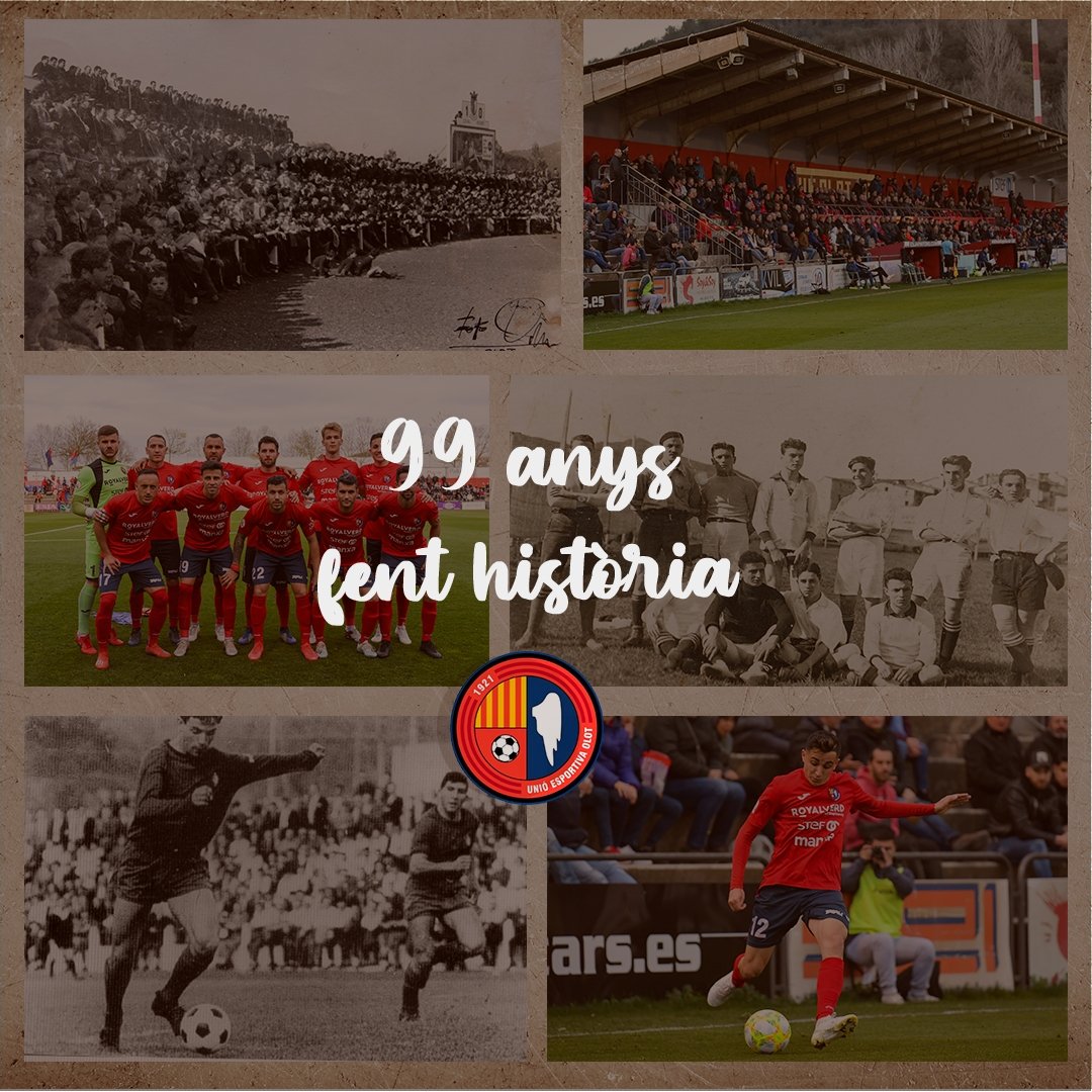 FELIÇ ANIVERSARI, @UEO1921! Hi ha dies que queden gravats en la memòria, hi ha dies marcats en vermell al calendari. Avui, 30 d'octubre de 2020, complim 99 anys d'història. Celebrem junts una efemèride que ens deixa a tocar del #CentenariUEO! #AmbGanesDeMés #josocdelOlot #2bg3 https://t.co/h6Fnz9zRYM