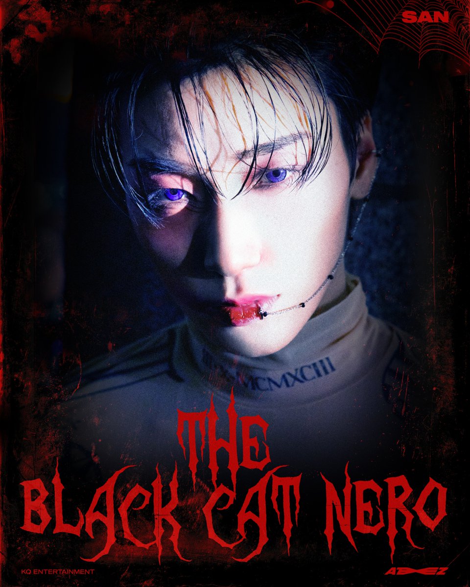 ATEEZofficial's tweet photo. [🎃] ATEEZ - 'THE BLACK CAT NERO' Halloween Performance Concept Photo ‘산(SAN)’
⠀
VIDEO RELEASE 2020. 10. 31 12AM
⠀
#THE_BLACK_CAT_NERO #HALLOWEEN #ATEEZ #에이티즈 #산 #SAN https://t.co/LV3PobmSiQ