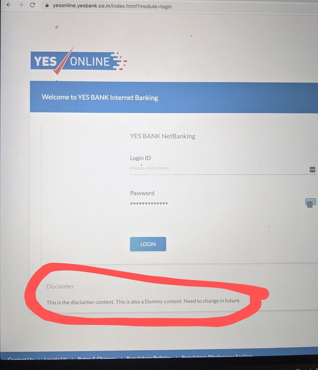 akshitamalhotra's tweet image. @YESBANK  Please let me login! 🙏
#helloworld #codingfordummies