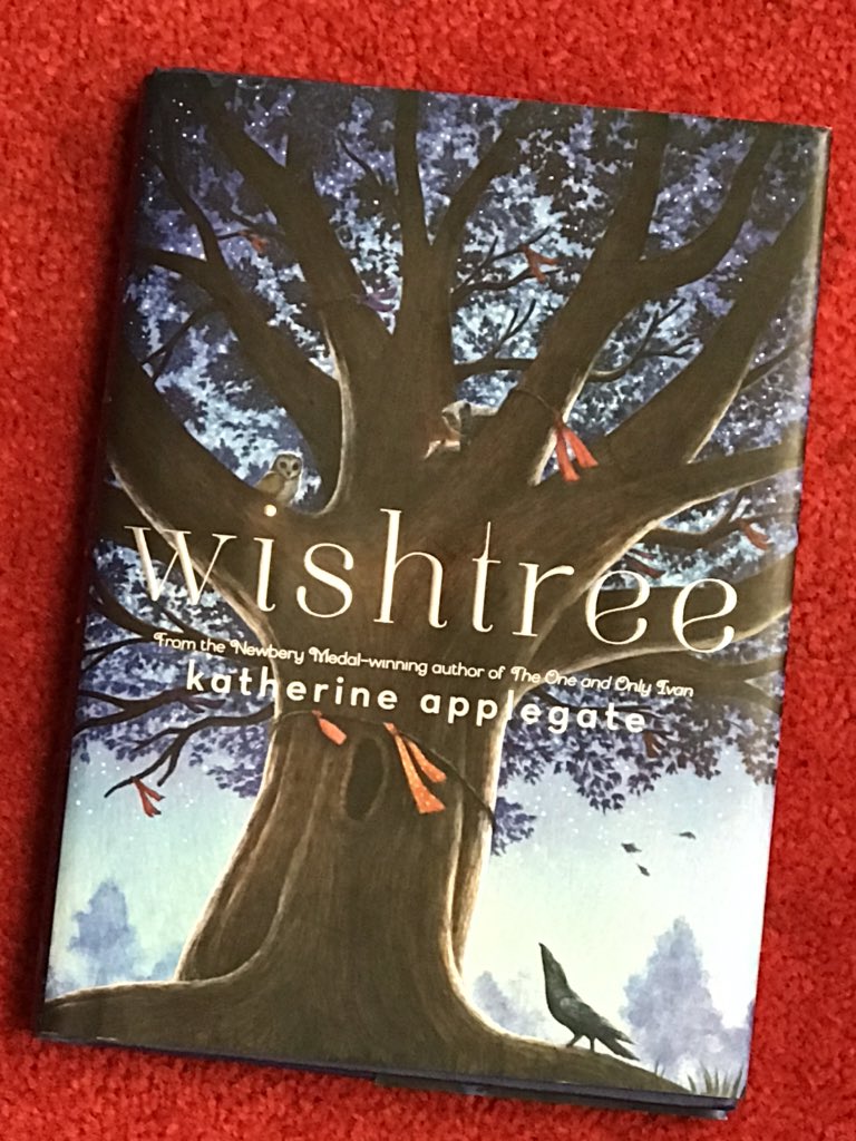 bucksortn's tweet photo. #Boo Have a #FaBOOlous Day! Can’t wait to greet my class as Red from book #Wishtree! I even brought my friend Bongo, the crow! Yesterday, my students all made STAY signs on index cards and wrote a wish on a ribbon and today they will learn why. @kaaauthor @ORSchools @LindenLion https://t.co/VlHlYVdHFi