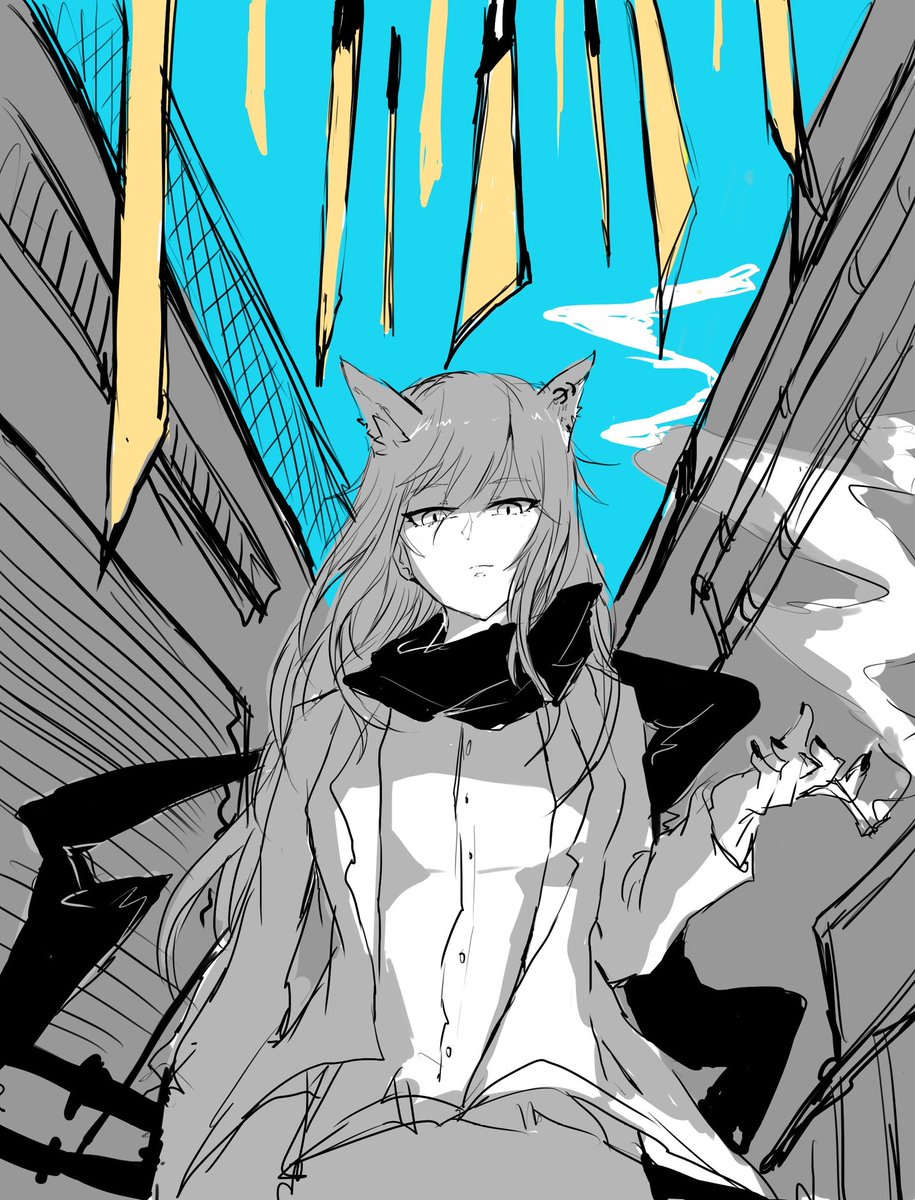 半分原神半分アークナイツって感じ
11月はもっと絵を描きたいですね!
#今月描いた絵を晒そう 
