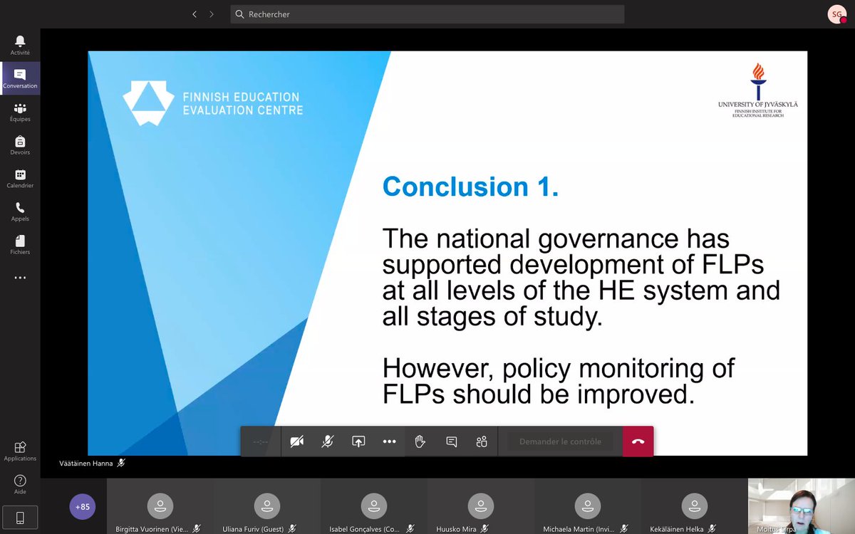 MartinMichaela6's tweet photo. Today we shared the findings from the joint #FINEEC #IIEP_UNESCO study on #FlexibleLearning in Finland. Sirpa Moitus, FINEEC said that a lot is happening in the country, so now is time to step back and look at how the HE system can benefit more from FLPs, also in terms of equity. https://t.co/YfPfl6j75e