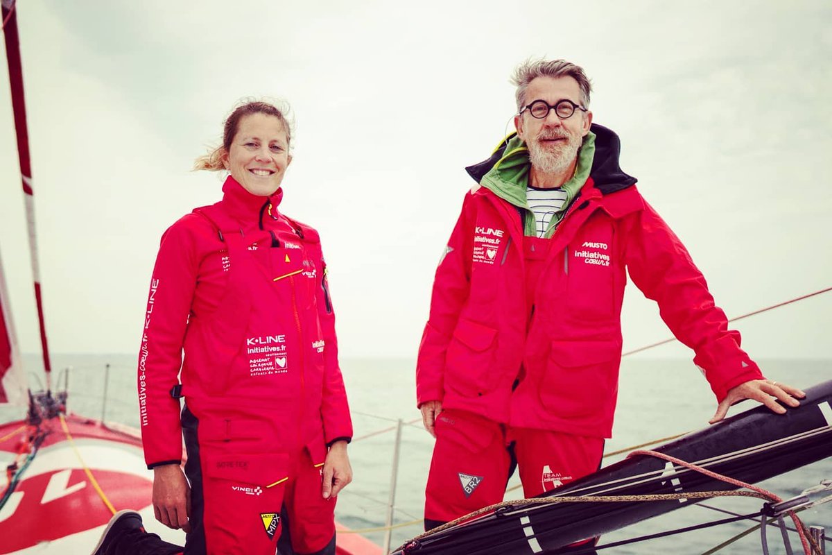 gourmaud_jamy's tweet photo. 🏡 De mon atelier… ⛵ au bateau d’ @initiativecoeur !
En compagnie de @samanthadavies, qui sera au départ du #VendeeGlobe le 8 novembre prochain.

Je vous raconte son incroyable tour du monde samedi #ChezJamy 🤓 https://t.co/hx0XYOUXXM