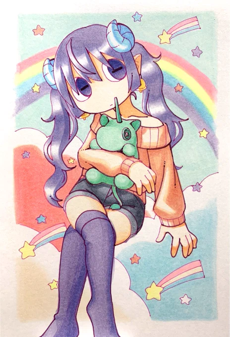 ポストカードくらいのサイズでお気に入りのアナログ絵を選びました…
 #絵柄が好みって人がいればいいなぁ 