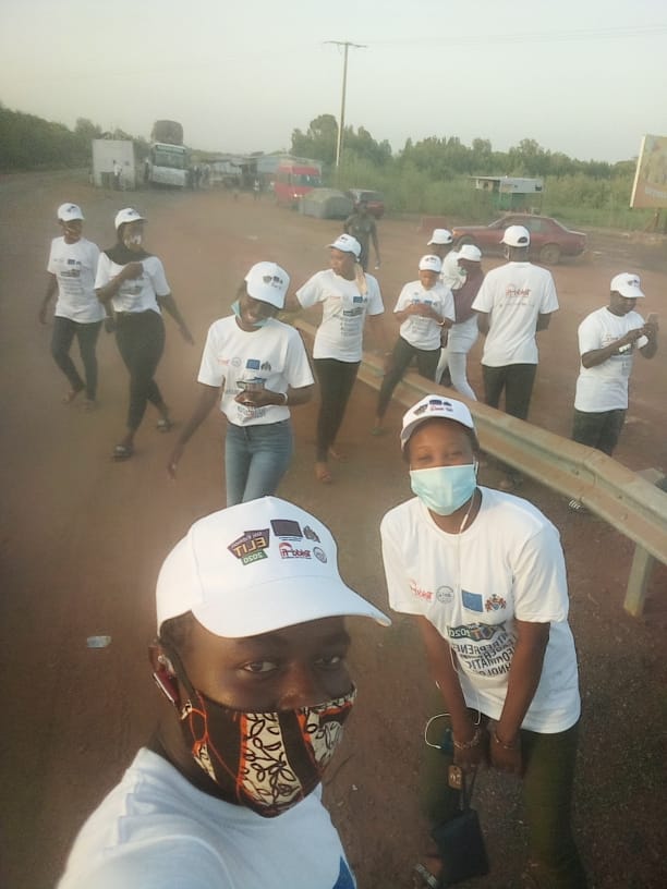 GYINGambia's tweet photo. #ELIT2020 participants at Senegambia bridge. 
This year's #ELIT2020 organised by GYIN Gambia is supported by the “Make it in The Gambia-Tekki Fii projects implemented by @ITC_Gambia/@yepgambia, @imvf, GIZ and funded by the @European Union Emergency Trust Fund for Africa (EUTF). https://t.co/qyTovSuRhv