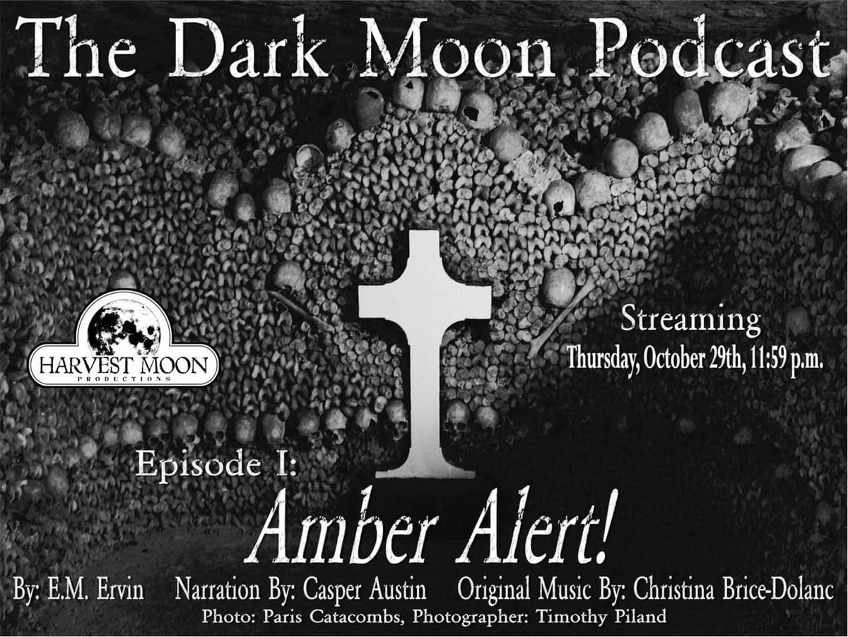 Episode I: Amber Alert. By E.M. Ervin.  Narration by: Casper Austin.  Original music by: Christina Brice Dolanc.  youtu.be/pn8Gq9oKMb0