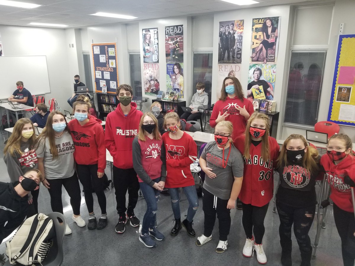 NPJH has New Pal Pride to complete #RedRibbonWeek2020 ! #newpalproud #bestjuniorhighinamerica! <a href="/MrsNobbeDCMS/">Melanie Nobbe</a> @SouthernHancock @craigmoore