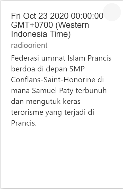 OK, sekarang kita bergeser dari pandangan-pandangan para politisi Prancis, dan bayangan skenario yg menyertainya. Mari kita bergeser ke pandangan para imam, ulama dan tokoh Islam di Prancis, yg menurutku menyejukkan, sekaligus tunjukkan Islam itu rahmah, penuh cinta & damai.