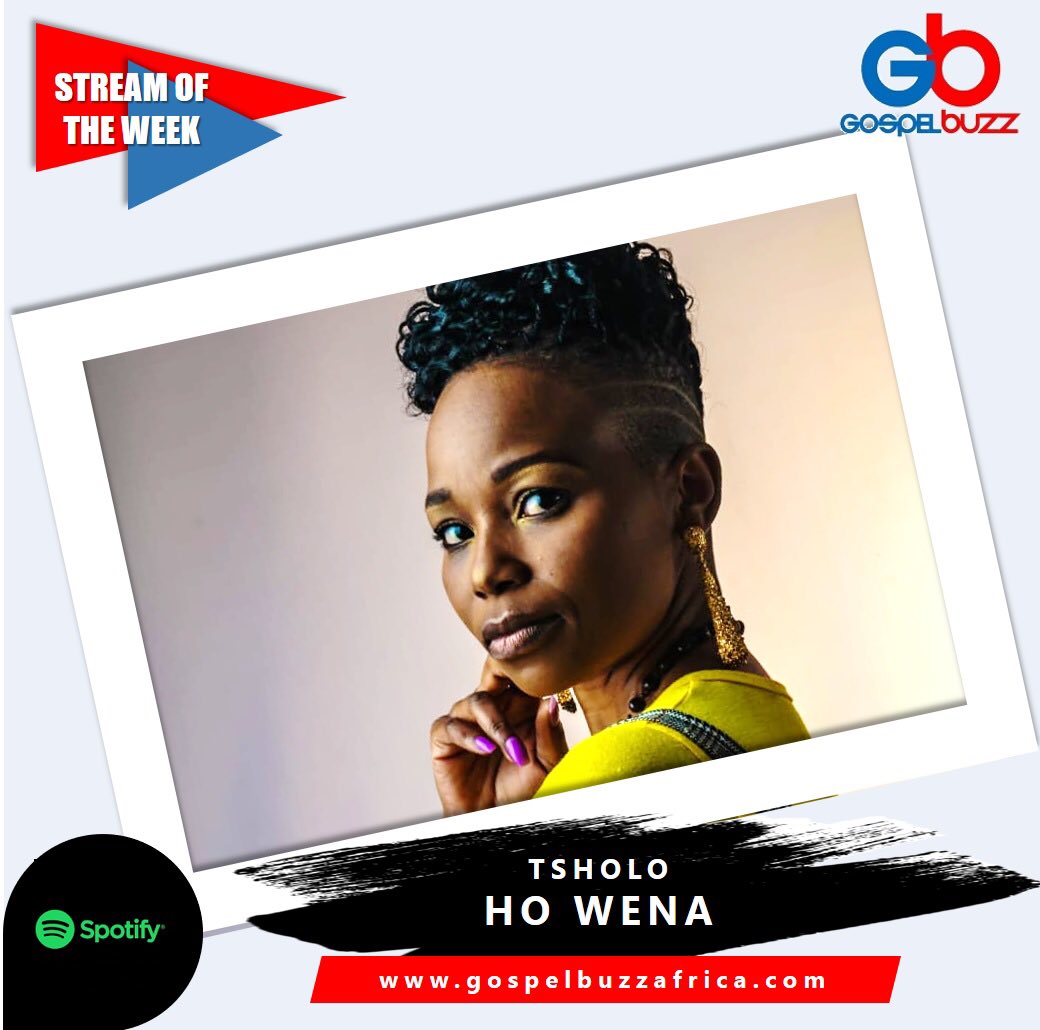 Gospelbuzzsa's tweet photo. The funky single HO WENA (KE NGWANA HAO) by @Tsholo_musicsa is this week’s Stream of the Week #GospelBuzz

https://t.co/RflXfYxle7 https://t.co/KbynssePV7