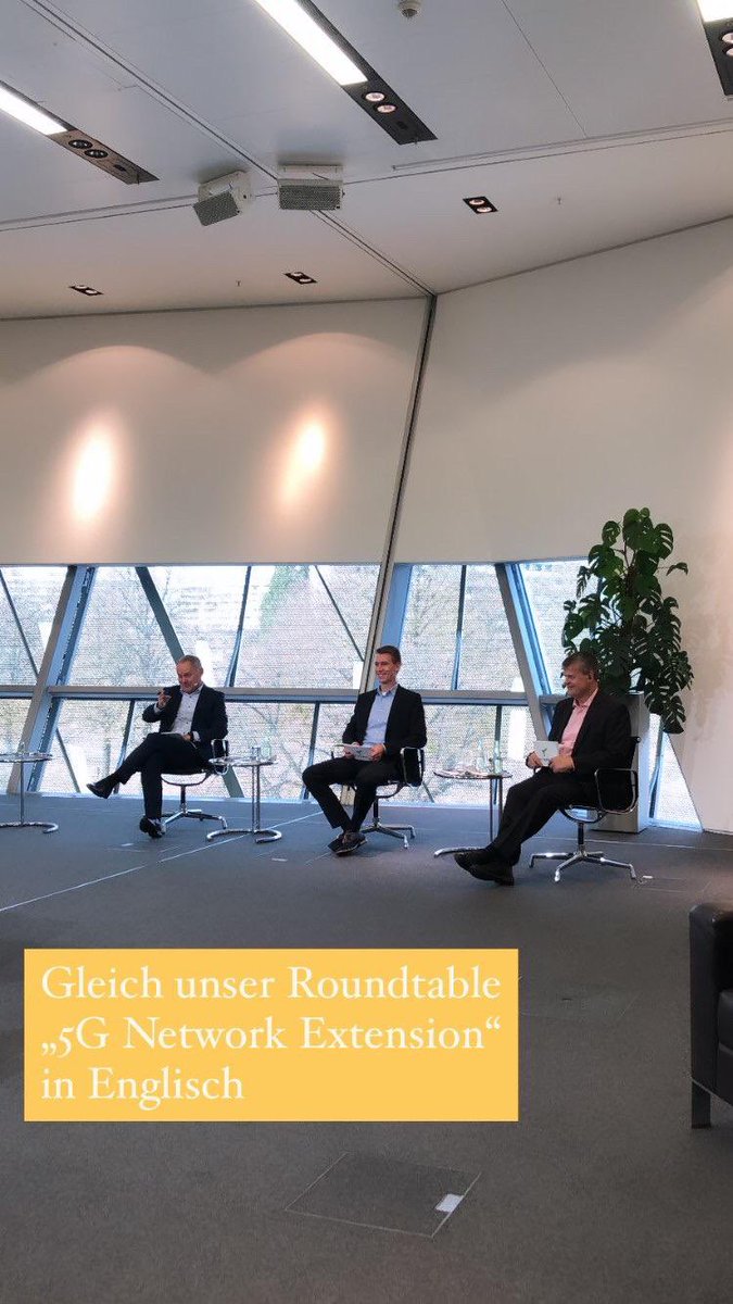 Altiostar (Shabbir Bagasrawala) und umlaut (Hakan Ekmen) heute dabei beim Roundtable. Die Moderation der Diskussionsrunde übernimmt Bernd Theiss. Es geht um das Thema 5G Network extension!
 #5G #TECVERSUM #live