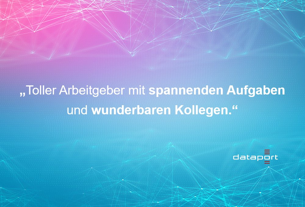 Diese kununu-Bewertung zu <a href="/Datareport/">Dataport</a> bringt es auf den Punkt. Zwei wichtige Komponenten, #PublicValue und #Teamspirit, die dazu beitragen, dass sich unsere Dataportis bei uns wohlfühlen. Kommen auch Sie in unser Team: dataport.de/jobportal
#jointheteam #dataport