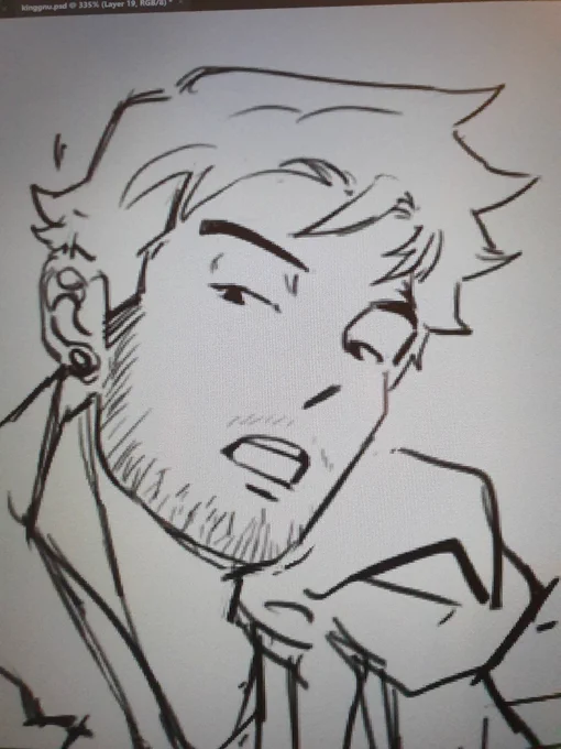 KOGA WITH FACIAL HAIR
YAY OR NAY

I SAY YAY... 
for the band au
Loving this au already 