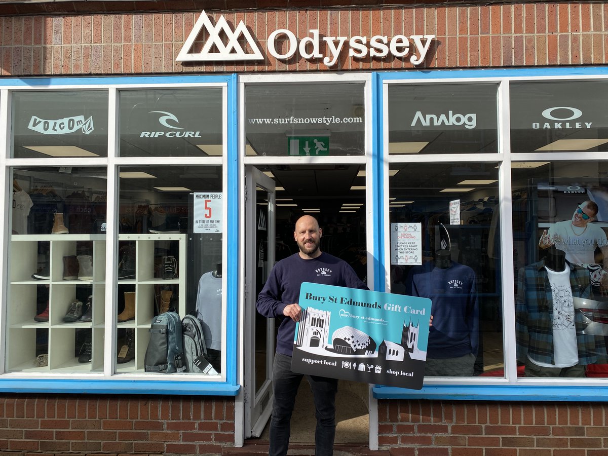 MarkourbseBID's tweet photo. Absolutely delighted that nearly 50 businesses have already signed up to accept the @ourburysteds Gift Card via @micnx and this includes @BeautifulBeers @surfsnowstyle @mickscycles @tsjewellers @Vinyl__Hunter all in @stjohnsstBSE https://t.co/0nPL397Xpn