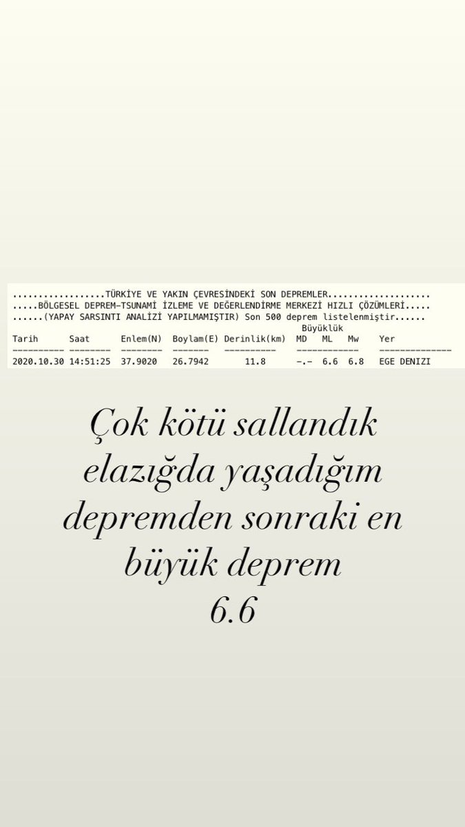 Matrukaaa1's tweet photo. Yaşadığım ikinci en büyük deprem kimse yaşamasın böyle birşey  #deprem #izmir https://t.co/VAgOn2p9Le