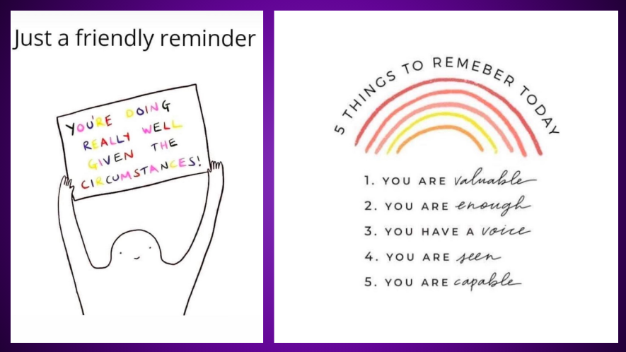 For anyone who needs this reminder 💜 #YouAreMoreThanEnough <a href="/VEN_HDSB/">Virtual Elementary North</a> <a href="/CoulsonPS/">Irma Coulson PS</a> <a href="/HdsbWellness/">HDSB Wellness for Staff</a>