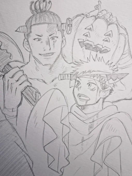 🎃仮装する東堂と虎杖🎃
#呪術廻戦 